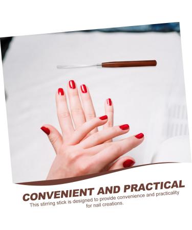 Nail Art Glue Pen Long Spatula Gel Mixing Stick Spatula Tool Tools for Mixing Makeup Spatula Mixer Colour Stirrer Protocol Plastic Glue Reusable - Buy Online on GoSupps.com