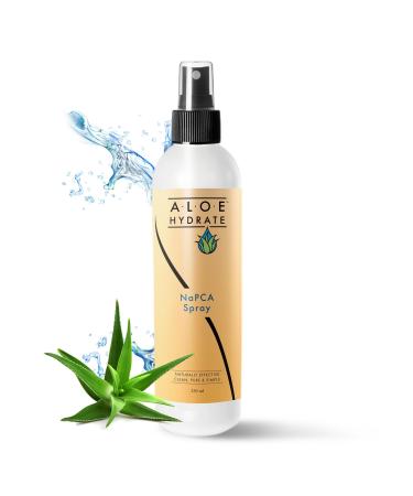 NaPCA Facial Moisturizer Cooling Hydrating & Toning Face Mist Spray. Pure Sodium PCA Rose Water & Rice Water (Inositol) in Soothing Aloe