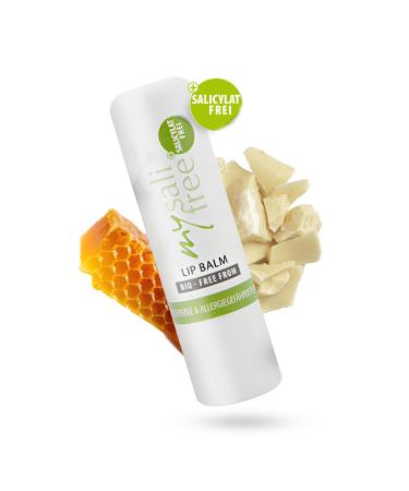 Mysalifree Lip Balm natural lip care for dry normal and delicate skin our biolipper balm contains cocoa butter beeswax rice mucus is gluten and perfume-free 1 piece 5 ml