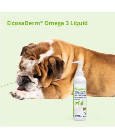 EicosaDerm Omega 3 Liquid for Dogs and Cats 8 oz - Buy Online on GoSupps.com