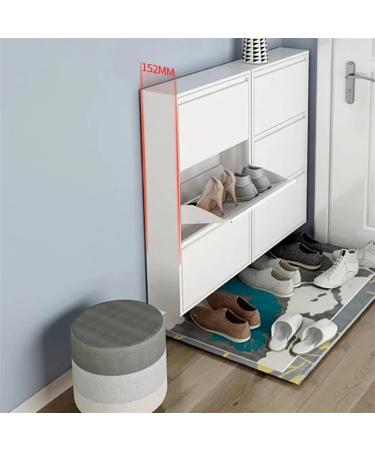 Freestanding Shoe Storage Cabinet Ultra Thin Shoe Home Cabinet Door Flip Bucket Entry Small Unit Storage 15cm Narrow Shoe Rack Carbon Steel Furniture for Slippers Sneakers Heels Boots (Color : Bl - Buy Online on GoSupps.com