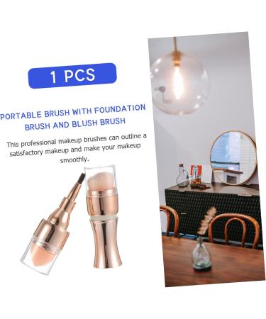 minkissy 1pc 4 in 1 Makeup Brush Eyeshadow Brush Bronzer Round Powder Brush Foundation and Powder Brush Liquid Foundation Brush Good Travel Plastic Eyeliner Brush Dropshipping - Buy Online on GoSupps.com