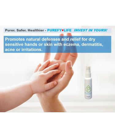 PUREFY Hand and Skin Cleanser (4oz 2pk) - Hypoallergenic Made with Purefypro Antimicrobial Hypochlorous Technology Great for Sensitive Skin Promotes Natural Defense of Eczema Dermatitis Acne. - Buy Online on GoSupps.com