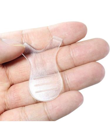 20-Piece Y-Shape Brush Set | Silicone Eyelash Shield Pads & Mini Comb | Makeup Beauty Tool for Eyelash Extensions - Transparent & Pink - Buy Online on GoSupps.com