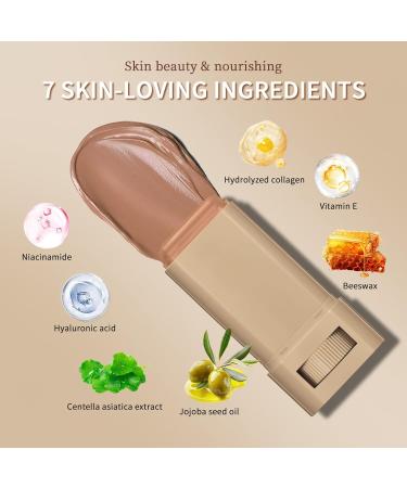  SONGVISON Stick Foundation Serum Boosted Skin Tint - Full Coverage Moisturizing Concealer with Beauty Balm Natural Glow & 24-Hour Lig - Buy Online on GoSupps.com