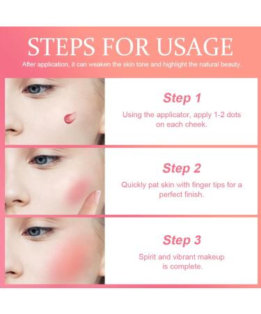 Lophe Blush Stick - Matte Liquid Blush Waterproof Long-Wearing Color for Natural Look | 6.5ml - Perfect for Women - Buy Online on GoSupps.com