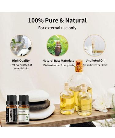 GREENSLEEVES Gardenia + Jasmine Essential Oil 10ml - Pure & Aromatic - Buy Online on GoSupps.com