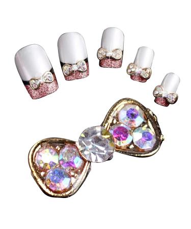 40pcs DIY Metal 3D Nail Art Tips - Colorful Luxury Charm Jewelry Tools - International Shipping Available - Buy Online on GoSupps.com