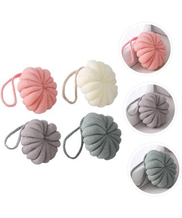 Hemoton 4pcs Bath Ball Set - Exfoliating Body Scrubber Puff & Loofah for Spa Experience | International Shipping - Buy Online on GoSupps.com