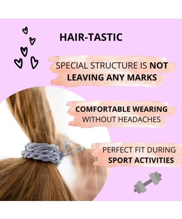 Bellody Original Girls Hair Tie - Stylish Braided Children Hair Tie Set (4-Pack Crazy Penguin) | Strong Hold Women's Hair Accessories - Buy Online on GoSupps.com