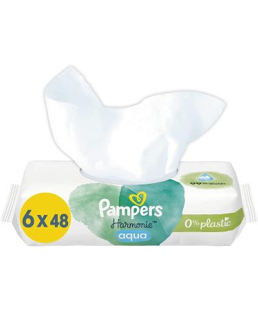 Pampers Harmonie Aqua Baby Wipes 288 Wipes Old Version ALT (288 Pieces)