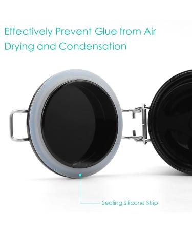 SunshineFace Eyelash Adhesive | Professional Activated Carbon Glue for Eyelash Extensions | Sealed Plug Supply Glass - Buy Online on GoSupps.com