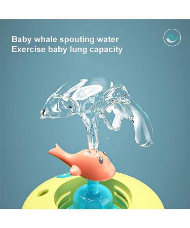 Tictoyo Whale Squirt Drinking Cup - 2023 New Cute Whale Spray Water Cup | BPA Free Leak Proof Straw Sippy Cup for Kids | Non Spill Water Bottle with Weighted Straw | 220ml/Green - Buy Online on GoSupps.com