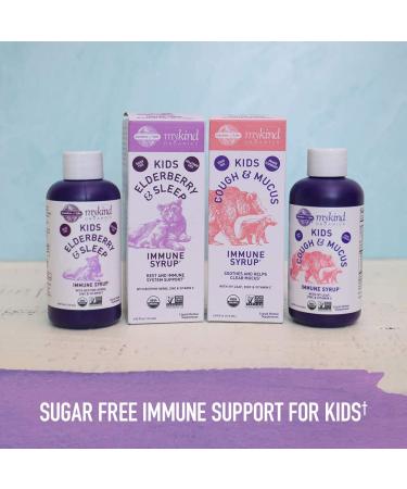 Garden of Life Mykind Organics Kids Elderberry Syrup with Zinc & Vitamin C - Sleep & Immune Support 3.92 fl oz - Buy Online on GoSupps.com