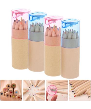 Lurrose 48pcs Short Drawing Pencil Multicolor Child Birthday Present As Shown 8.5X1CM - Buy Online on GoSupps.com