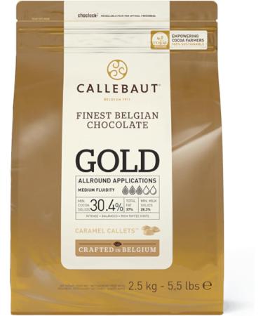Callebaut Custom | 2.5kg Chocolate Callets | Choose from 9 Flavours | Recieve 2x2.5kg Bags - Buy Online on GoSupps.com