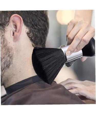 Buy Fedsjuihyg Neck Duster Brush - Ultra Soft Nylon Hair Cutting Brush with Wooden Handle for Barbers & Stylists | 17x6cm - International Shipping Available - Buy Online on GoSupps.com