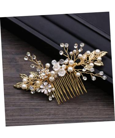 Didiseaon Alloy Hair Comb Crystal Hair Comb Bridal Hair Comb Women Hair Comb Hair Accessories Wedding Women's - Buy Online on GoSupps.com