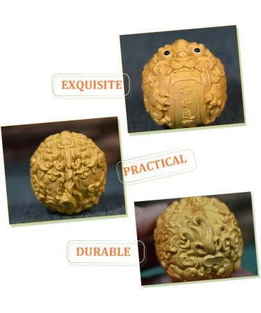Buy Gleavi-Sornament Feng Shui Pi Yao Tea Pet | Brass Baoding Balls & Kylin Statue for Protection | International Shipping - Buy Online on GoSupps.com