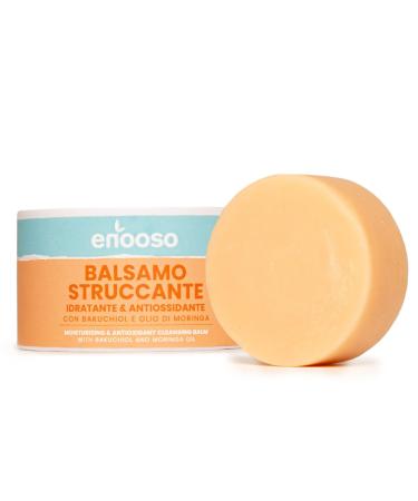 ENOOSO Enooso - Waterproof Face & Eye Makeup Remover Butter Immediate Relief & Antioxidant Moisturizing Solid Conditioner with Bakuchiol Vitamin E Moringa Oil & Coconut Skins