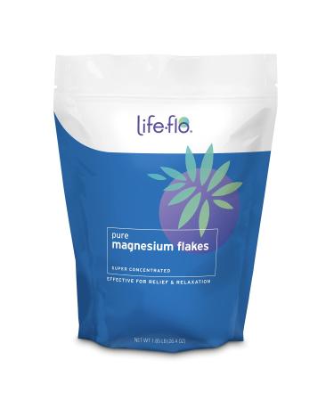 Life-flo Pure Magnesium Flakes Magnesium Chloride Brine 1.65 lb (26.4 oz)