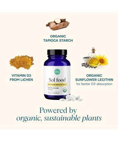 Ora Organic Vitamin D3 2000IU & Turmeric Curcumin Bundle: Vegan Vitamin D from Lichen for Bone Health 30 Vegan Tablets + Pure Turmeric and Black Pepper Extract - 90 Tablets - Buy Online on GoSupps.com
