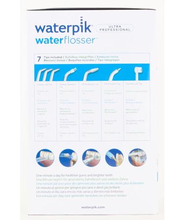 Waterpik Ultra Professional Waterflosser WP-667EU - Adjustable Pressure 7 Attachments Integrated Timer | International Shipping - Buy Online on GoSupps.com