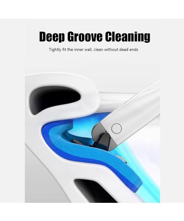 Disposable Toilet Brush with 40 Refills | Effective Toilet Bowl Cleaner Wand Set with Storage Caddy | Effortless Cleaning & Hygiene - Buy Online on GoSupps.com