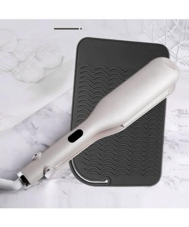 Kuou Heat Resistant Mat for Hair Styling Tools - Silicone, Heat Proof Protection - 9X 6.5'' Black - Buy Online on GoSupps.com