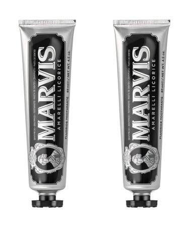 MARVIS Dentifrice Licorice Mint 85ml/Xylitol 411174 (Lot de 2)