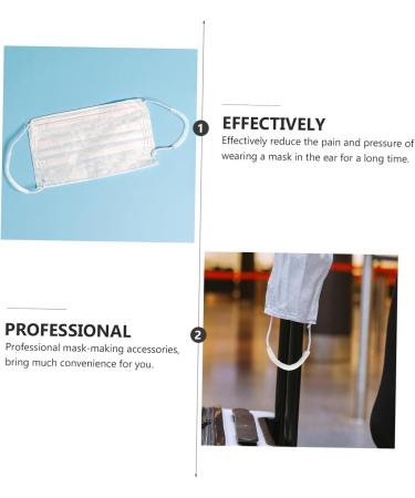 Shop Gleavi 30 Pair Anti-Snag Earlick Face & Mouth Protection - Adjustable Anti-Slip Ear Hooks for Glasses - Reusable Ear Strap Adjusters - Buy Online on GoSupps.com