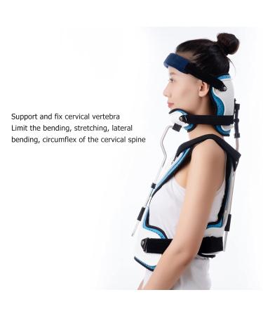 Nsxayiwe Cervical Traction Device - Adjustable Head & Neck Support for Adults | Breathable V-Shaped Shoulder Straps - Buy Online on GoSupps.com