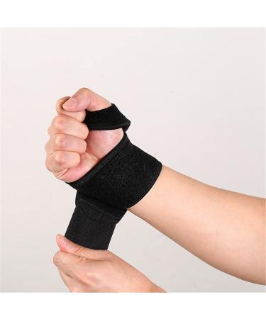 Adjustable Carpal Tunnel Wrist Brace - Fitness & Weightlifting Support Compression Guard Black (1 Pair - Buy Online on GoSupps.com