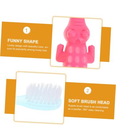 Mobestech 40 Pack Small Crocodile Cartoon Toothbrushes for Kids - Toddler Tooth Cleaning Brushes for Ages 2-4 - Buy Online on GoSupps.com