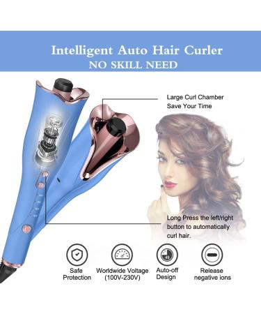 Thoussilk Automatic Hair Curler - 4 Temperature Settings Fast Heating & Auto Shut-Off | International Shipping Available - Buy Online on GoSupps.com