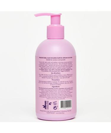 BioB Baby Body Wash & Bubble Bath with Prebiotics - 10oz | Sensitive Skin Foaming Soap for Newborns & Toddlers | Oatmeal Bath Eczema Relief - Buy Online on GoSupps.com