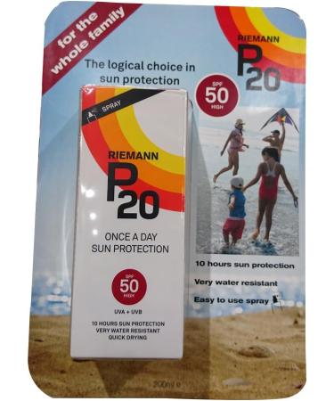Reimann P20 Once a Day 10 Hour Sunscreen SPF50+ Very High Protection Spray 200 ml - Buy Online on GoSupps.com