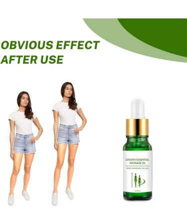 TowerHigh Growth Essential Massage Oil - Natural Herbal Foot Care Serum for Height Increase & Bone Growth (2PCs) - Buy Online on GoSupps.com