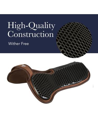 LeMieux Wither Free Half Saddle Pad - Black, Large - Equestrian Riding Equipment - Buy Online on GoSupps.com