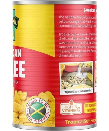 Tropical Sun Jamaican Ackees | 280G | Ackee in Salted Water | No Artificial Colours | No Preservatives | Water and Salt | True fruit of Jamaica | Suitable for Vegan | Jamica Origin (Pack of 4) - Buy Online on GoSupps.com