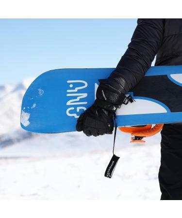 Extremus Outlook Peak Ski Gloves - Unisex Warm 3M Thinsulate Snow Gloves - Waterproof & Windproof - Black XL - Buy Online on GoSupps.com