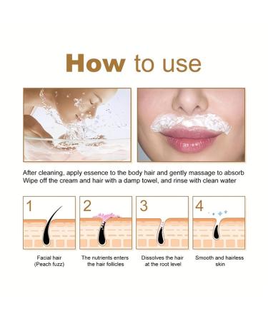 Facial Depilatory Cream | Coconut Hair Remover for Women | Gentle & Non-Irritating Upper Lip & Chin Hair Removal | 1.75 fl. oz - Sensitive Skin Formula - Buy Online on GoSupps.com