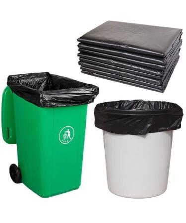 Black Thickened Disposable Large Plastic Garbage Bag Hotel Kitchen Property Business Oversized Garbage Bag black 90 width * 100 high * 2.8 silk thick