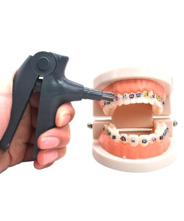 Angzhili Dental Orthodontic Ligature Ties 1040pcs + Orthodontic Ligature Gun - Multi-color Rubber Bands & Gray Braces Tool - Buy Online on GoSupps.com