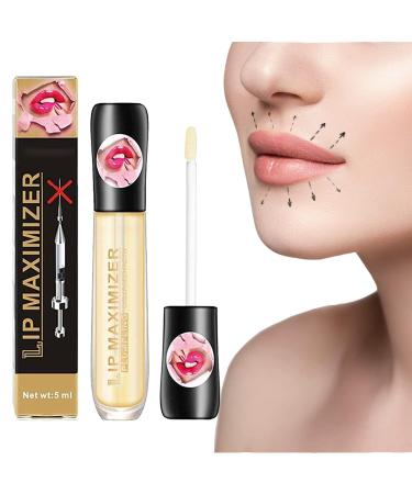 Vitamin E Lip Plumping Serum Lip Hyaluronic Lip Plumper Lip Plumping Serum Instant Lip Balm for Moisturize Eliminate Dryness Wrinkles Enhances Plump Gloss (1PC)