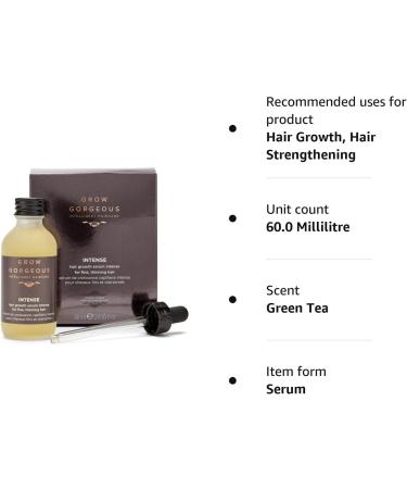 Grow Gorgeous Intense Hair Growth Serum 60ml - Promotes Thick and Healthy Hair Growth - Buy Online on GoSupps.com