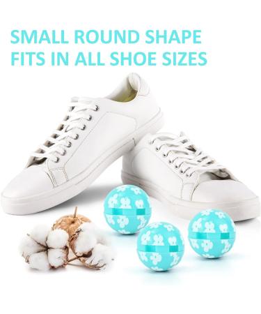 Shoe Deodorizer Balls Shoe Odour Eliminator Reusable Sports Cotton Scent Shoe Fresheners for Sneakers Shoes Gym Bag Drawers Lockers 6 Pack Cotton 1 count (Pack of 6) - Buy Online on GoSupps.com