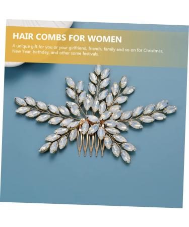 Angoily Comb Hair Accessories Hair Jewelry Bridal Hair Ornament Rhinestone Hairpiece for Women Hair Jewels Bridal Hair Clip Rhinestone Headpiece The Flowers Miss Grab The Drill Rhinestones - Buy Online on GoSupps.com