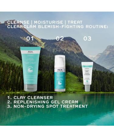 REN Clean Skincare Clearcalm 3 Replenishing Gel Cream 50ml - Buy Online on GoSupps.com