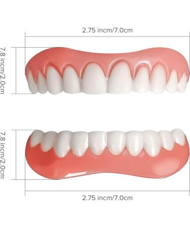 Temporary Dental Veneers 2 PCS for Men and Women - Protect Teeth, Regain Confidence with Bright White Smile - Buy Online on GoSupps.com